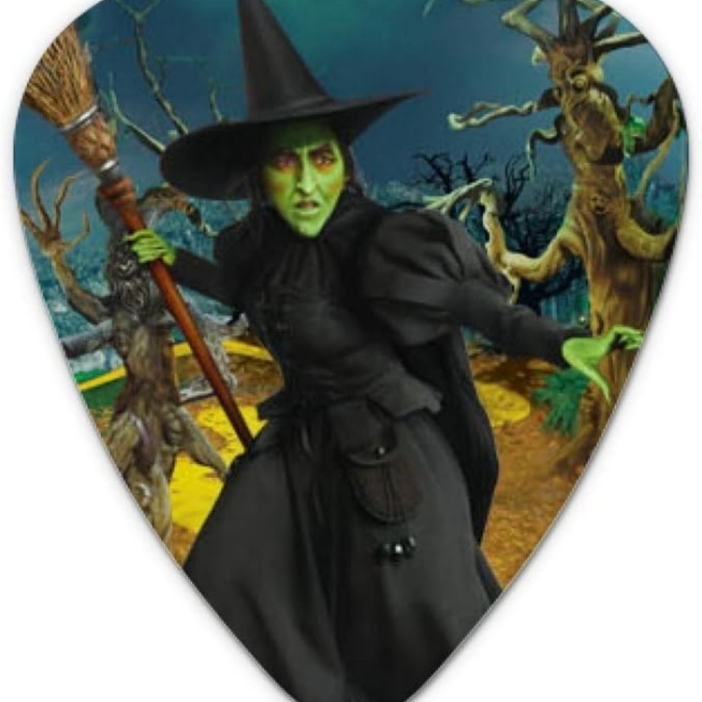 NEW Wizard of Oz WICKED WITCH Guitar Pick Earrings